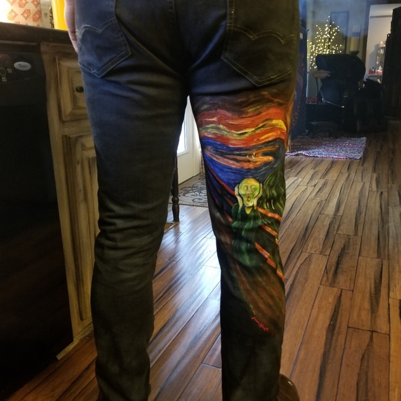 Custom hand painted clothing - Picture 1 of 3